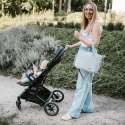 Torba do wózka szpitala dla mamy i dziecka do samolotu Babyono Carmen szara