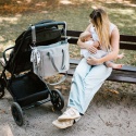 Torba do wózka szpitala dla mamy i dziecka do samolotu Babyono Carmen szara