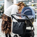 Torba podróżna do szpitala dla mamy do samolotu Babyono Coco na ramię czerń